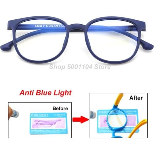 Blue Light Kids Glasses Boy Girl Optical Frame Transparent 2020 Child Glasses Anti Glare Computer Prescription Glasses UV400