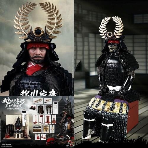 For Collection COOMODEL SE087 1/6 Scale SHOGUN TOKUGAWA IEYASU 12'' Male Full Set Subway Shark Shaped Black Series Model