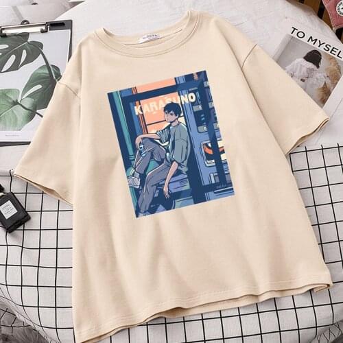 Kageyama Tobio women Haikyuu T Shirt Fukuronaki High School T Shirts Summer Tshirts Oversized Short Sleeve Tee Round Neck Tops