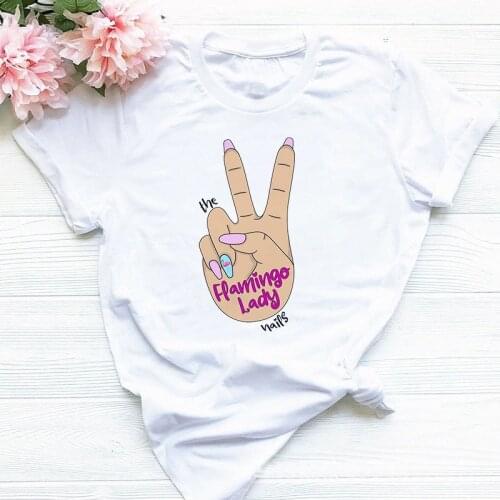 Simple Fashion Women T-shirts Summer Oversized Tshirts Funny New Arrival Short Sleeve T-shirt Cartoon Print Casual