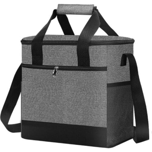 Insulated Picnic Lunch Bag Large Soft Cooler Bag for Outdoor/Camping/BBQ/Travel, 30x19x17cm