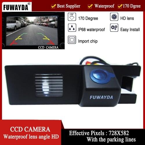 FUWAYDA REAR VIEW REVERSE WATERPROOF REFERENCE LINE/NIGHT VISION CAMERA FOR OPEL Astra H /Corsa D/Meriva A/Vectra C/ Zafira B