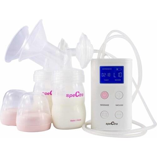Spectra 9S Double Breast 2 in1 Electronic Milk Pump high quality rechargeable easy to use digital display breast pump
