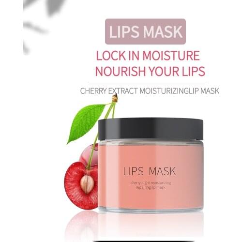 MSLAM Cherry Extract Moisturizing Removal Dead Skin Fade Lip Wrinkles Repair Lip Care Moisturizing Lip Mask TSLM2 20 ml