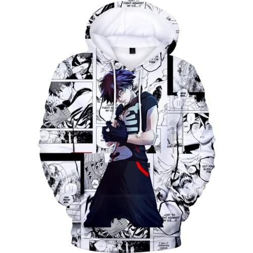 2021 New Kemono Jihen Cosplay Hoodie Monster Incident Kabane Kusaka Akira Print Hoodies Sweatshirts Boys Kemono Jihen Clothes