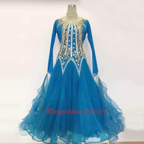 New ballroom dance competition dress dance ballroom waltz dresses standard dance dress women ballroom dress