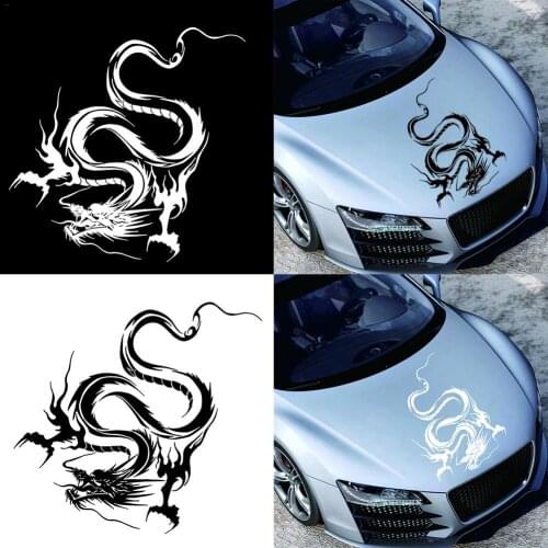 New Style Scratch Stickers Dragon Totem Cover Style Special Car Sticker Material Modified Front Hood Sticker Roof