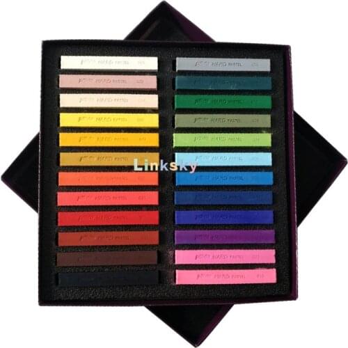 Pebeo Hard Pastels - 12,24 Assorted Colours,Firm and Decisive, Light and Transparent,suit Beginners and Lovers of Design