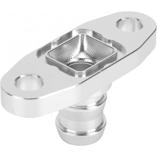 18mm Billet Turbo Oil Drain Return Flange Adapter for T3 T4 T3T4 T70 T04E Turbine Aluminum Oil Drain Flange Adapter New