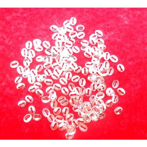 500PCS Selling DIY production jewelry accessories necklace pendant hand silver label silver pearl necklace 925 logo ladies gift