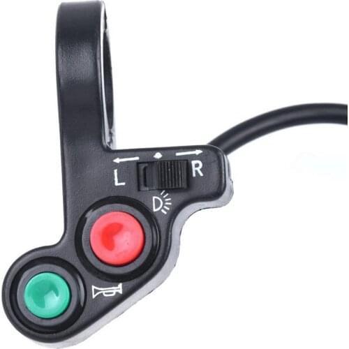 Motorcycle Horn Turn Signal Headlight Switches For 7/8 Handlebar ATV ON/OFF Handlebars Accessories