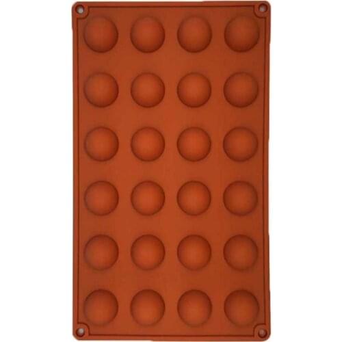 24 Hole Candy Truffle Chocolate Gumpaste Mould Cake Decorating Tool Silicone Mold Food Grade DIY Fondant Cake Baking Accessorie