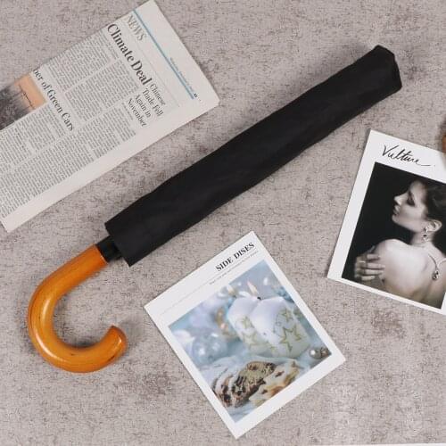 Folding Automatic Umbrella Male Auto Luxury Big Windproof Umbrellas for Men Rain Black Coating 10K Umbrella Kids B50