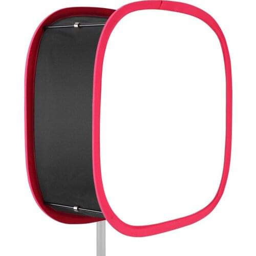 Neewer Collapsible Softbox Diffuser with Red Rim for 480 LED Panel - Outer 16.3x6.5 inches, Inner 8.9x8.5 inches