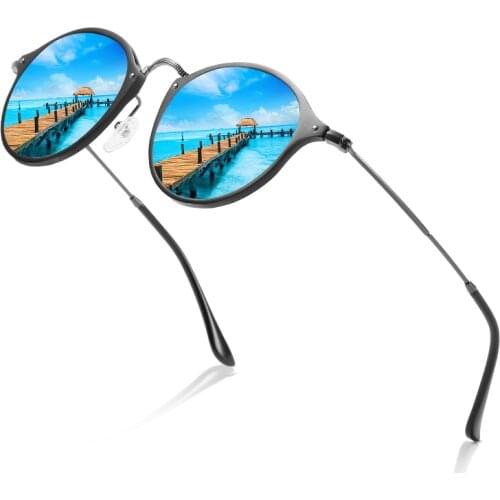 Aluminium Magnesium Polarized Sunglasses for Men Women Super Lightweight Driving Goggles Retro Vintage Sun Glasses UV400 Eyewear