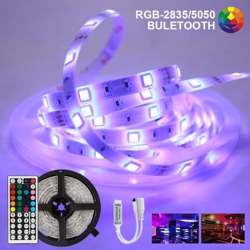 LED Strip Lights Bluetooth WiFi Luces Led RGB5050 SMD2835 5M10M15M20M Flexible Lamp Tape Diode TV Background Lighting DC12V