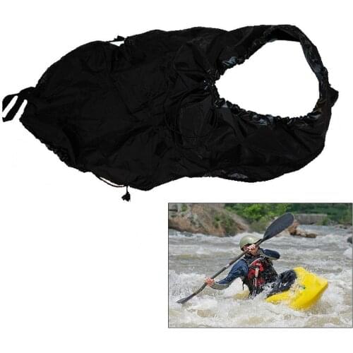 4 Size New Arrivals 2017 Universal canoe Kayak paddle accessories Spray waterproof Skirt Deck Sprayskirt Black Cover for boats
