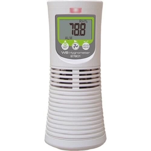 AZ87601 Humidity Recorder Wet & Dry Bulb Temperature Psychrometer Air Quality Temperature Relative Humidity Datalogger Monitor