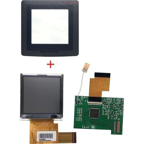 Backlight LCD Screen High Light Modification Kits for NGPC Console Repair Parts 5 Segments Adjustable Brightness LCD Screen