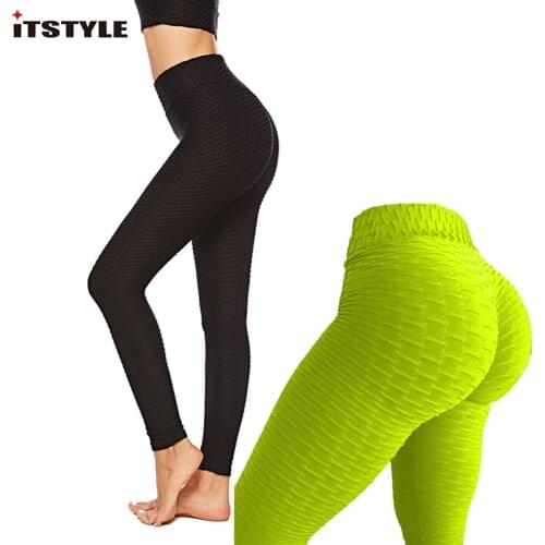 Anti-Cellulite Leggings Women Scrunch pant Push Up Black Sport Leggings Fitness High Waist Workout Activewear