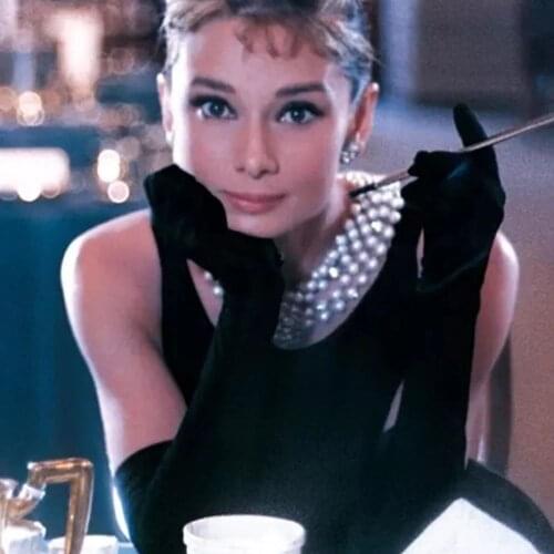 Fashion Women Velvet Long Gloves Long Dinner Dress Gloves Black Wine Red Warm Elegant Retro Ladies Elastic Driving Mittens S2252