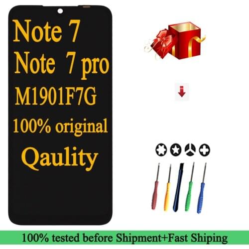 100% Wholesale Original for Xiaomi Redmi Note 7 LCD Display Screen Touch Digitizer Assembly Redmi Note7 Pro M1901F7G LCD Display