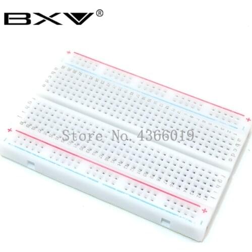 1pcs Quality mini bread board / breadboard 8.5CM x 5.5CM 400 holes