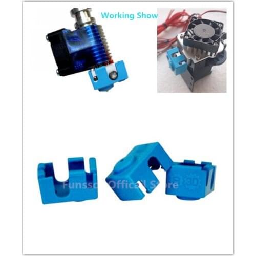 1 pack PT100 Silicone Socks for v6 hotend SILICONE HEATER BLOCK COVER Heater Block Silicone Insulation