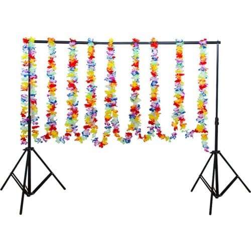2/3/6m Hawaiian artificial Flowers leis Garland Necklace Fancy Dress Party Hawaii Beach Fun Flowers DIY Party Beach Decoration