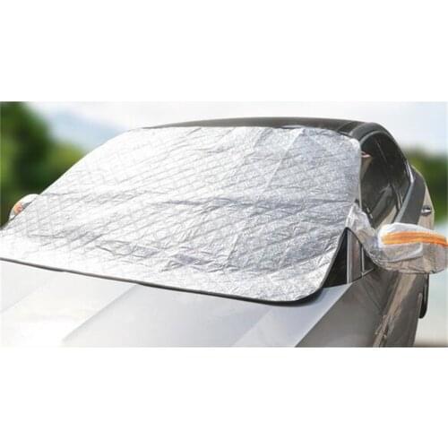 225x115cm Car Cover Waterproof Winter Ice Screen Sun Protection Snow Frostproof Front Windscreen Half Car Covers