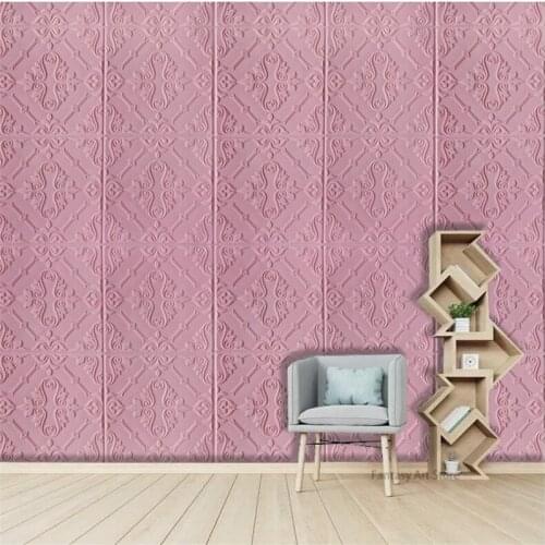 3d Three-dimensional Wall Stickers Self-adhesive Tv Background Decoration Board Foam Wallpaper Living Room Home Decoration