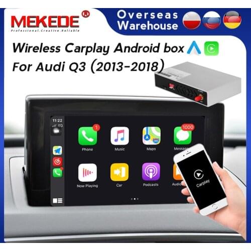 Wireless Apple CarPlay for Audi A1 A3 A4 A5 A6 A7 A8 Q2 Q3 Q5 Q7 MMI with Android Auto Mirror Link AirPlay Car Play Functions