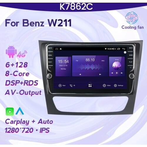 Hot sales!android10 4G+64G autoradio Car Multimedia Player for Mercedes Benz B200 W245 W169 Built-in DSP carplay IPS 4G LTE