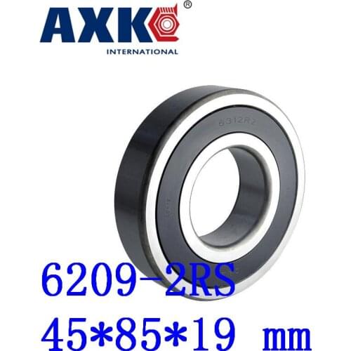 Axk 1pcs Free Shipping Double Rubber Sealing Cover Deep Groove Ball Bearing 6209-2rs 45*85*19 Mm