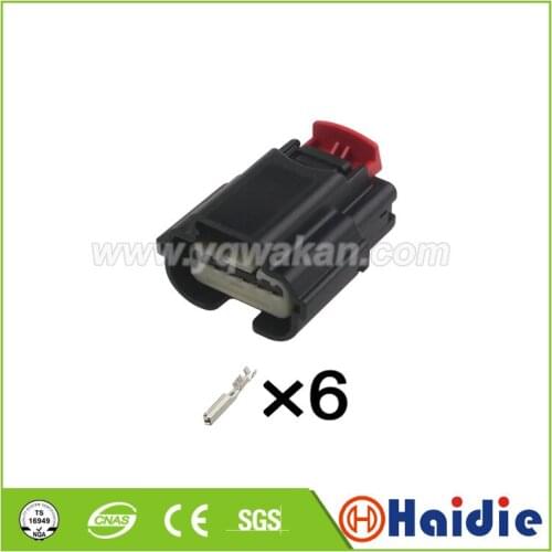 Free shipping 2sets 6pin molex connector 31403-6110 electric plug waterproof electric connector 31403-6112