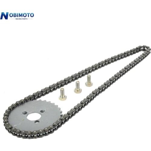 Motorcycle 90 Links Timing Chain 32T Gear Sprocket For Lifan 125cc 52.4mm Bore lifan 125cc Horizontal Engines Motocross Parts