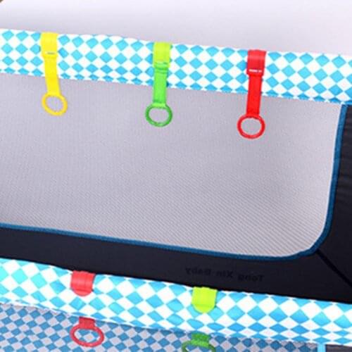 Baby Training Ring Oval-shaped Simple Operation Smooth Edges Baby Crib Pull Ring for Toddler