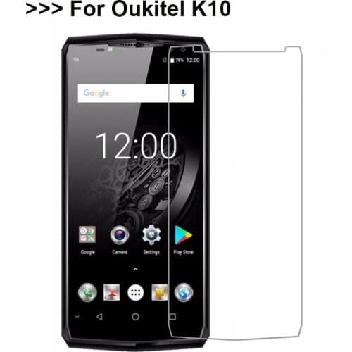 For Oukitel k10 Tempered Glass Explosion-Proof Phone Screen Protector Film For Oukite K 10 Mobile Phone Clear Glass