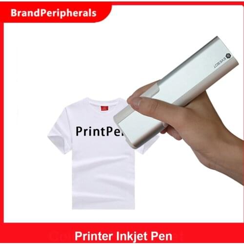Portable PrintPen Handheld Printer Inkjet Pen Tattoo Printing Machine for All Surfaces DIY Pattern Tattoo Code Printing