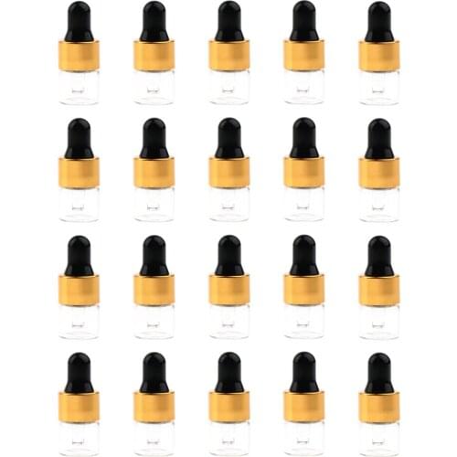 20 pcs Sprayer Bottle Eye Droppers Pipette / Cosmetic Bottle Storage Sample Vials Refillable Applicator for Men Women