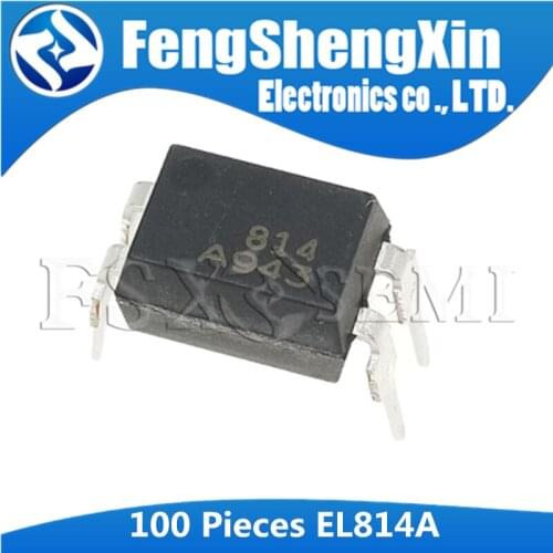 100pcs/lot EL814A DIP4 EL814 DIP PC814 PC814A 814A DIP-4 PHOTOCOUPLER