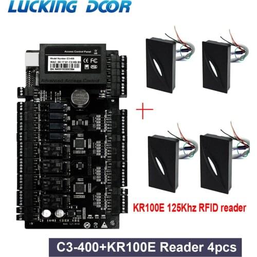 KR100E kit IP-based Door Access Control Panel TCP/IP RS485 Communication Advanced Access Control Wiegand 26