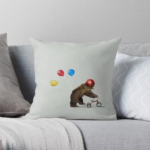 My first bike Throw Pillow Cushion Cover Polyester throw pillows case on sofa home living room car seat decor 45x45cm