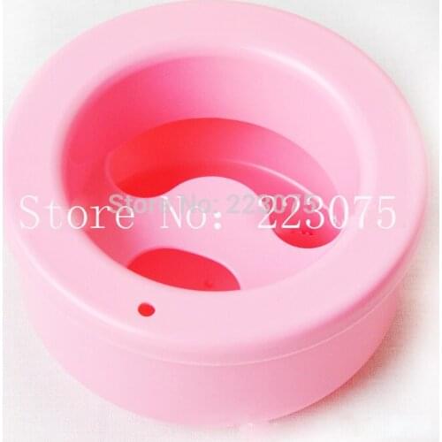 Nail Art Hand Remove Wash Soak Tray Bowl Manicure Powder Polish Kits 3pcs/lot