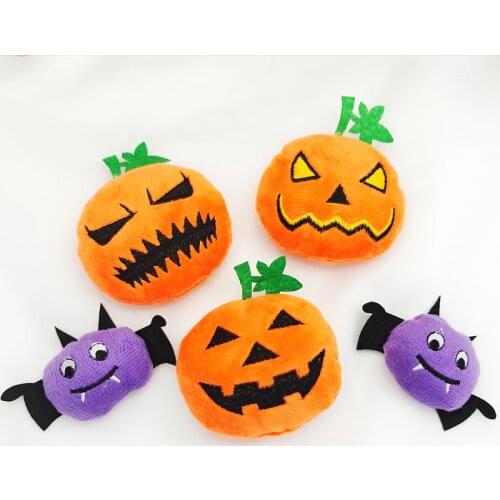 New Halloween Pumpkin Catnip Toy Cat Toy With Real Catnip Fillings
