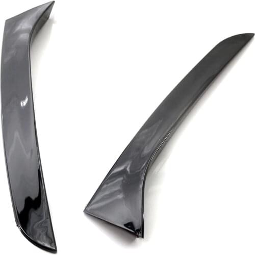 For VW Passat B7 Variant Wagon 2011-2015 One Pair of Gloss Black Rear Window Side Spoiler Wing Recommend