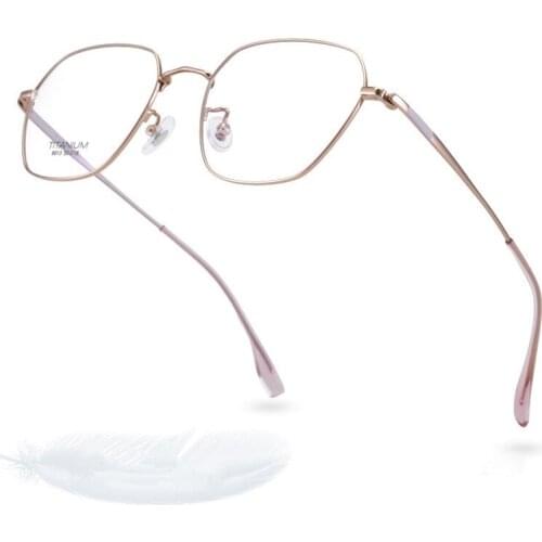 Prescription Customization of High Quality Pure Titanium Frame for Men and Women Prescription Glasses