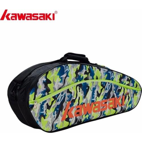 Original Kawasaki Badminton Bag Tennis Bags Sport Backpack Gym Bag for Men Women for 3 Rackes KBB-8341