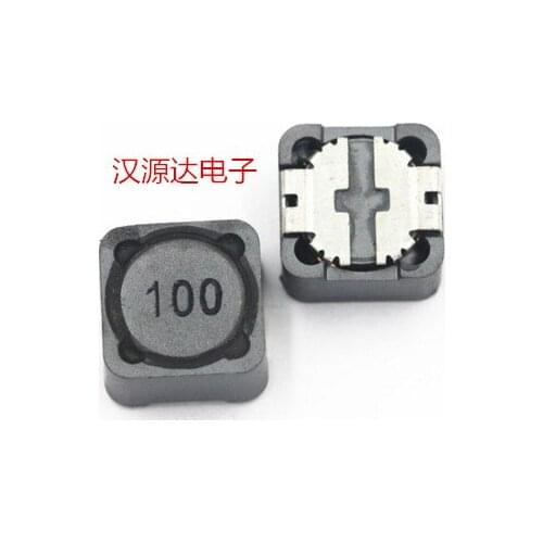 Original new 100% import CD127R-100 10UH 12*12*8mm SMD inductor screen printing: 100 shielded power inductor