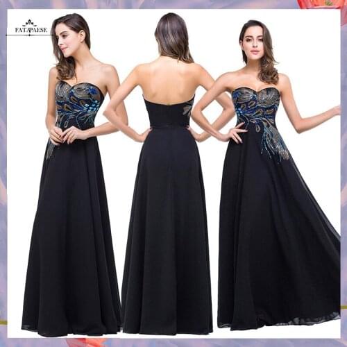 Sexy Backless Evening Dress Long With Sequins Elegant Black Sweartheart Evening Gowns With Crystal Robe de Soiree Longue